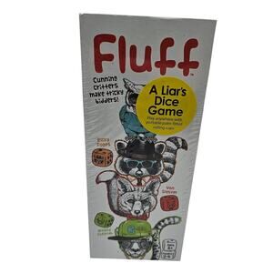 FLUFF Party Game Liars Dice Family Bluffing Game by Bananagrams 2018 New Sealed